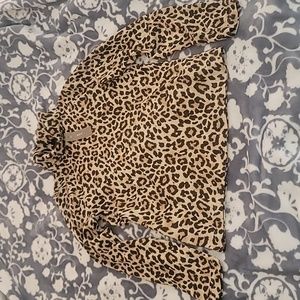 NWT J Crew cheetah 🐆 print Shirt